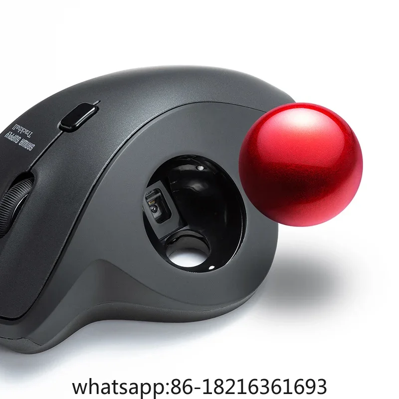 SANWA Trajectory Ball Mouse Artificial Learning Wireless Mouse Silent Laptop Desktop Computer Wired Mouse