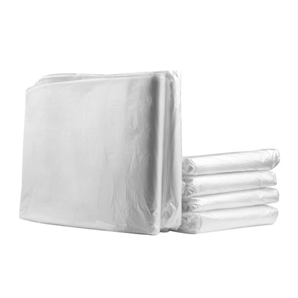 50 Pcs Eco-friendly Refuse Sacks Transparent Trash Bags Garbage Disposable Leak-proof No Smell Bin Liners Rubbish