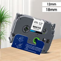 12mm 18mm Laminated Tape Compatible TZe Tape Brother TZe231 TZe241 Tabel Tape tze-231 tze131 tze-241 for Brother P Touch Printer