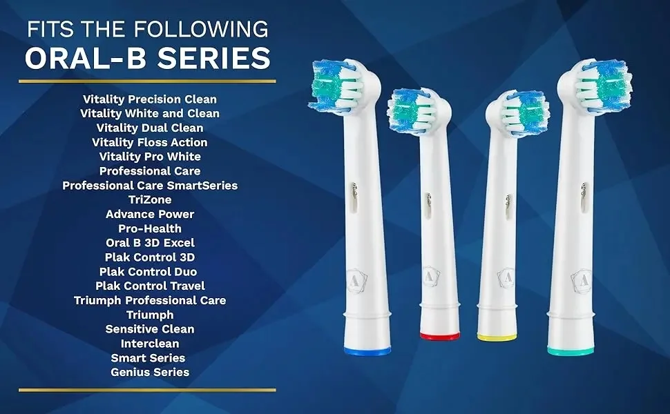 4/8/12/16 Stück Ersatz-Zahnbürstenköpfe, kompatibel mit Oral-B Braun Professional elektrischen Zahnbürstenköpfen, Bürstenköpfe – Detail 4