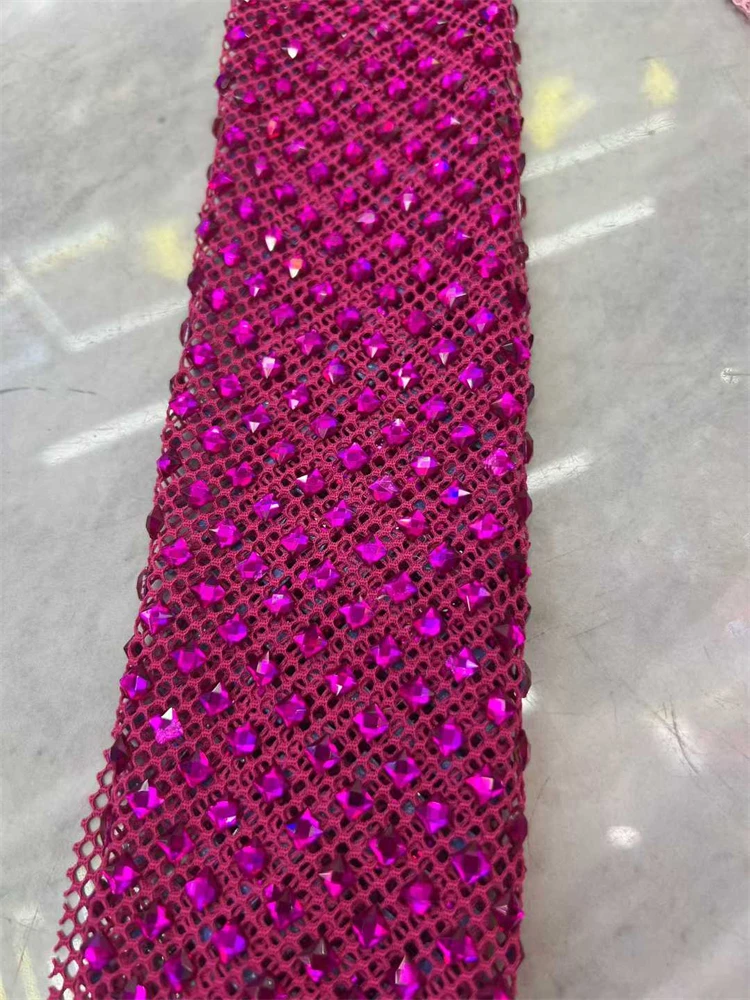 قماش دانتيل أحجار ثقيلة أفريقية فاخرة 2026 جودة عالية 5 ياردات شبكة نيجيرية مواد قماش تول فرنسي لحفلات الزفاف #5