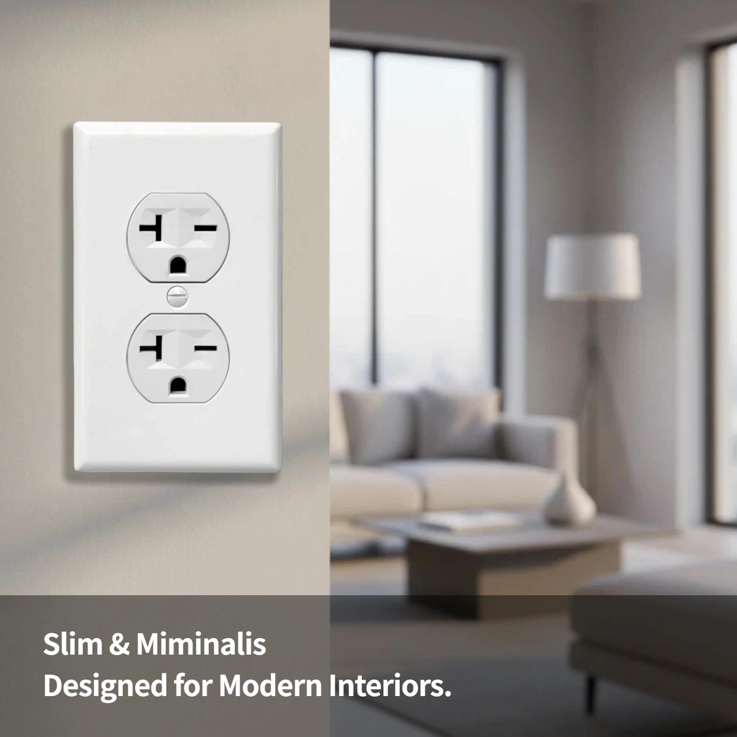 6-20R Duplex Wall Receptacle 20Amp 250V Side Wire 2 Pole 3 Wire Electrical Outlet For High Power Equipment None Tamper Resistant
