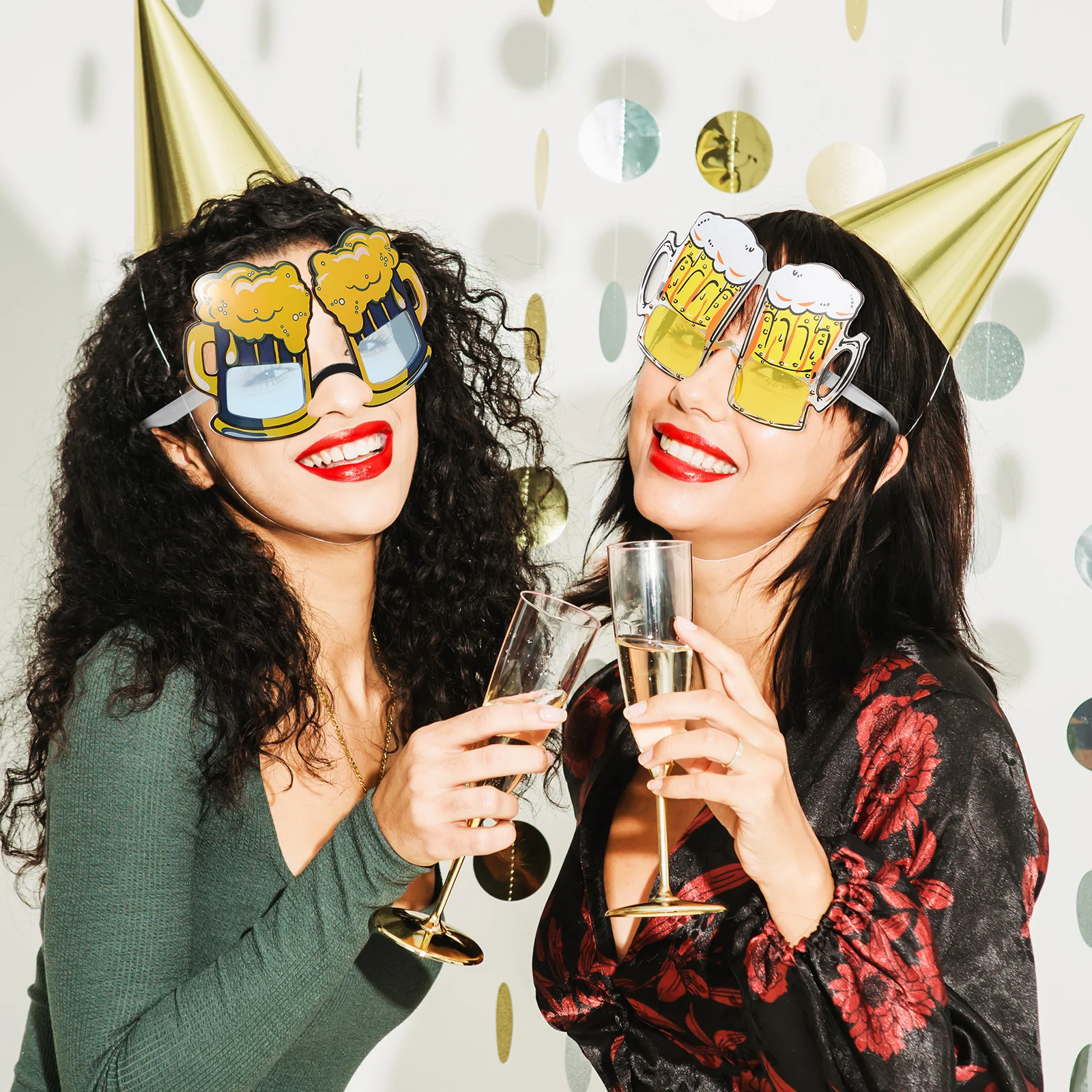 

3Pairs Hawaiian Party Sunglasses Decorative Funny Photo Booth Props Summer Beach Festival Glasses Lightweight Plastic Novelty