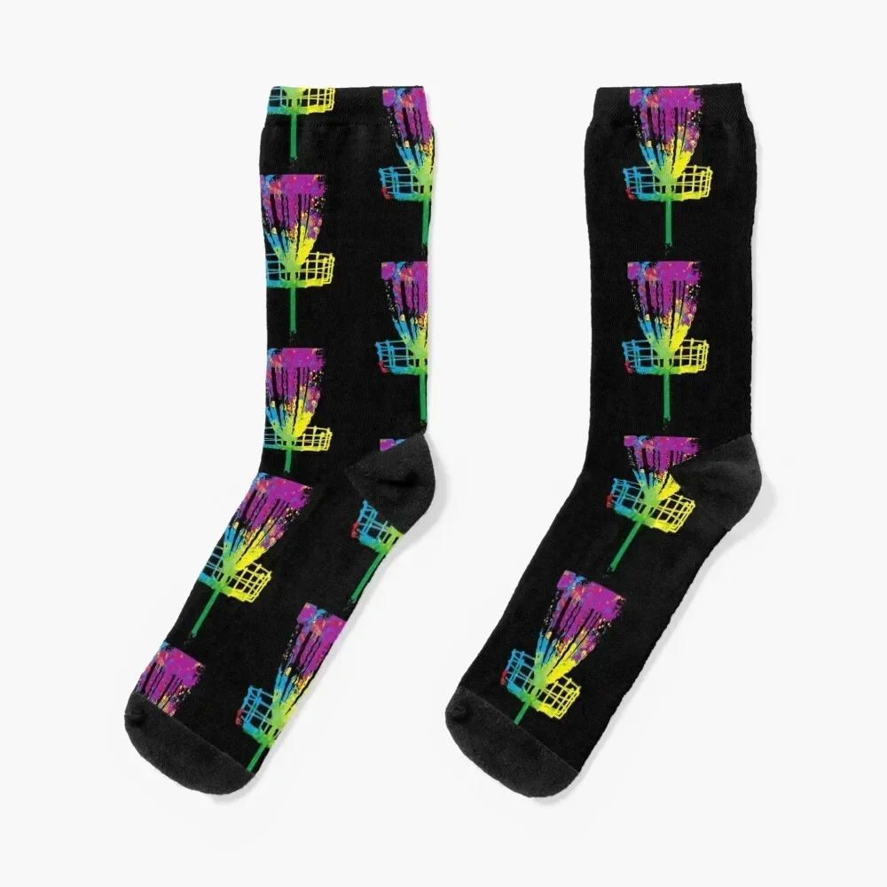 

Splash Disc Golf Socks professional running cotton kawaii cute Socks For Girls Men's