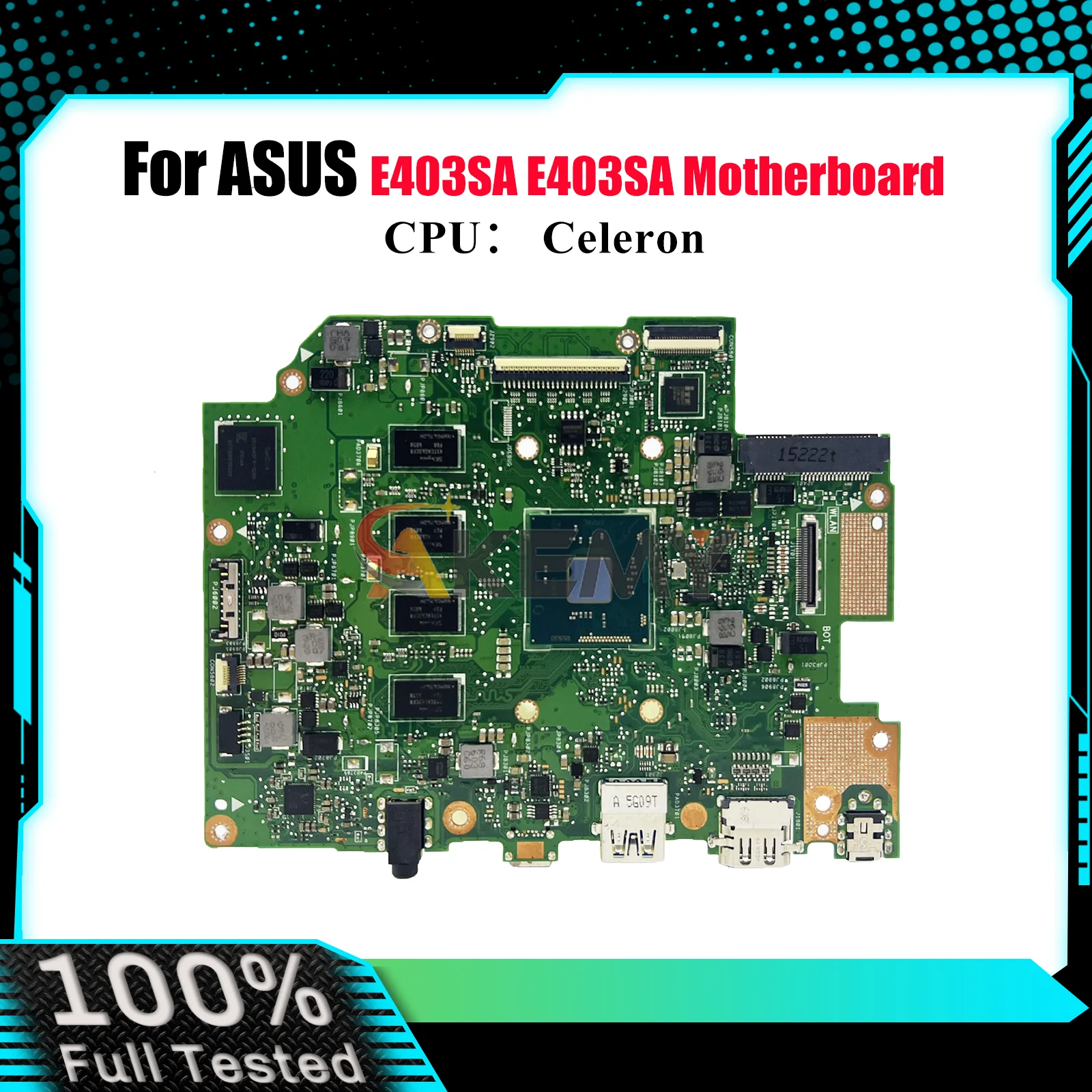 

E403SA Материнская плата для ноутбука ASUS EeeBook E403S E403SA Материнская плата для ноутбука с процессором Celeron 100% тестирование ОК быстрая доставка stk