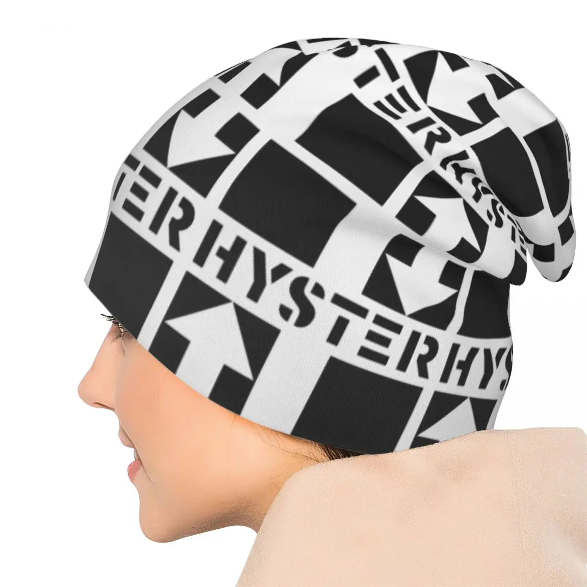 Hysters-gorro de punto para hombre y mujer, gorro de Hip Hop para exteriores, gorros multifunción cálidos