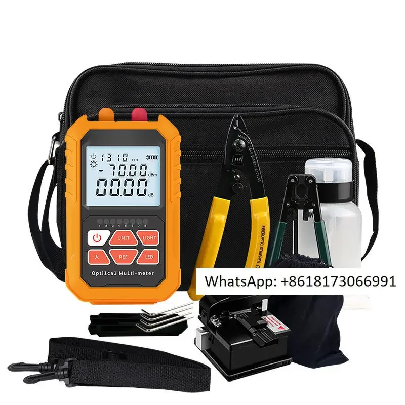 

Комплект для сварки оптического волокна, набор для холодной сварки FTTH, сумка для ввода оптического волокна в дом, нож для резки волокна, комплект для холодной сварки