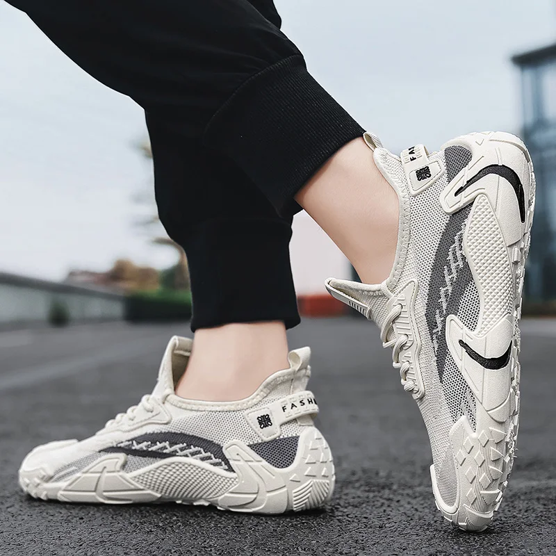 

2026 New Style Men's Shoes - Summer Stylish, Breathable, Mesh Upper, Anti-Slip, Fitness and Casual Trend Shoes
