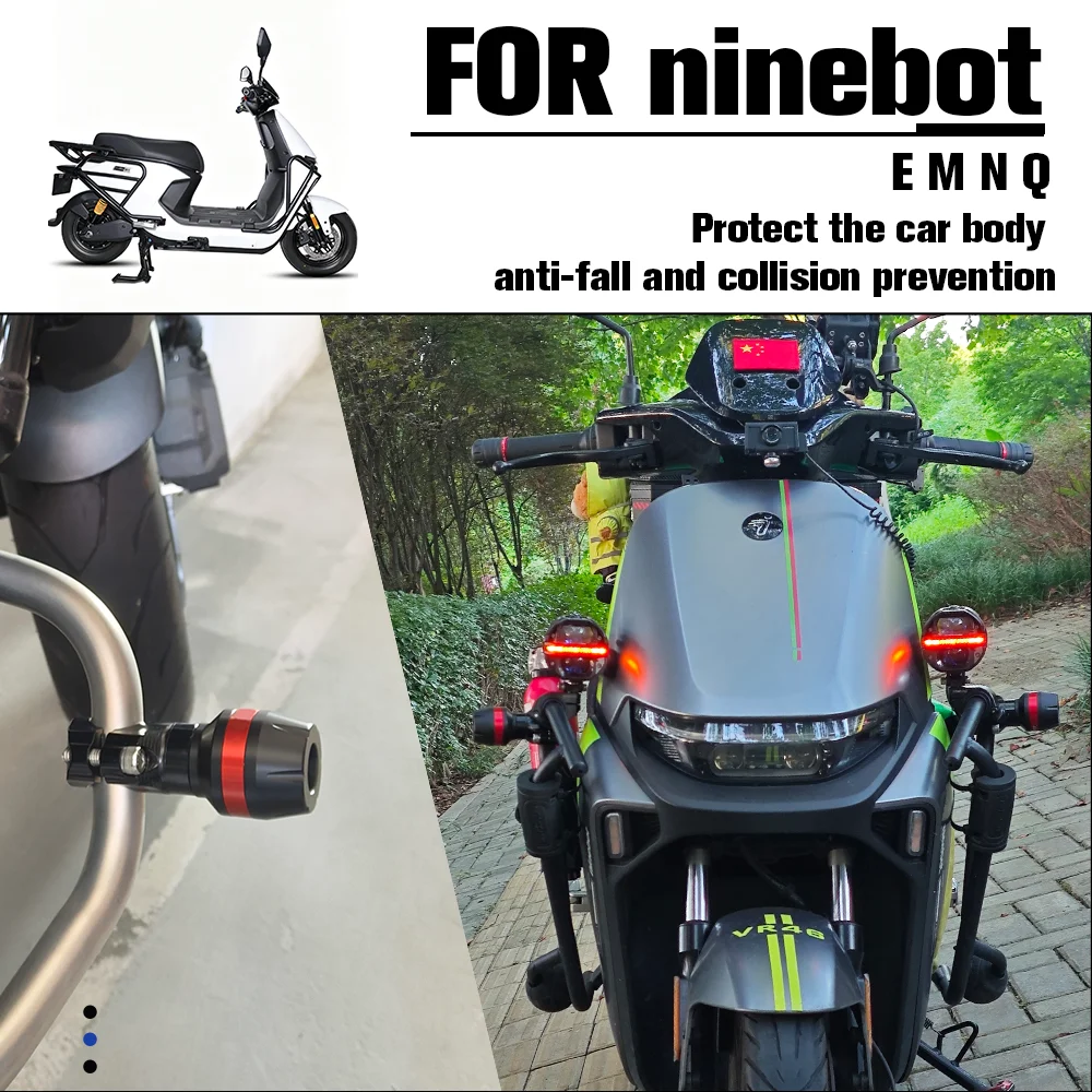 Motorcycle Accessories Anti-Drop Ball Frame Body Anti-Drop Bar Pipe Clamp Anti-Fall Rod Bumper for Ninebot M-MAX M MZ M1 M3 M5