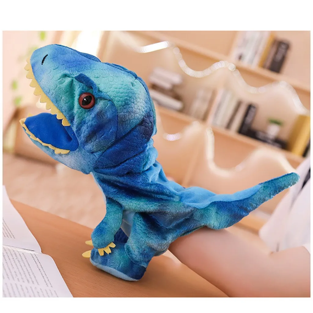 Dinosaur Marionette Glove Puppets Hand Puppet Theater Doll Toys Plush Doll Storys Talking Juguetes Learning Aid Funny Gift Kids