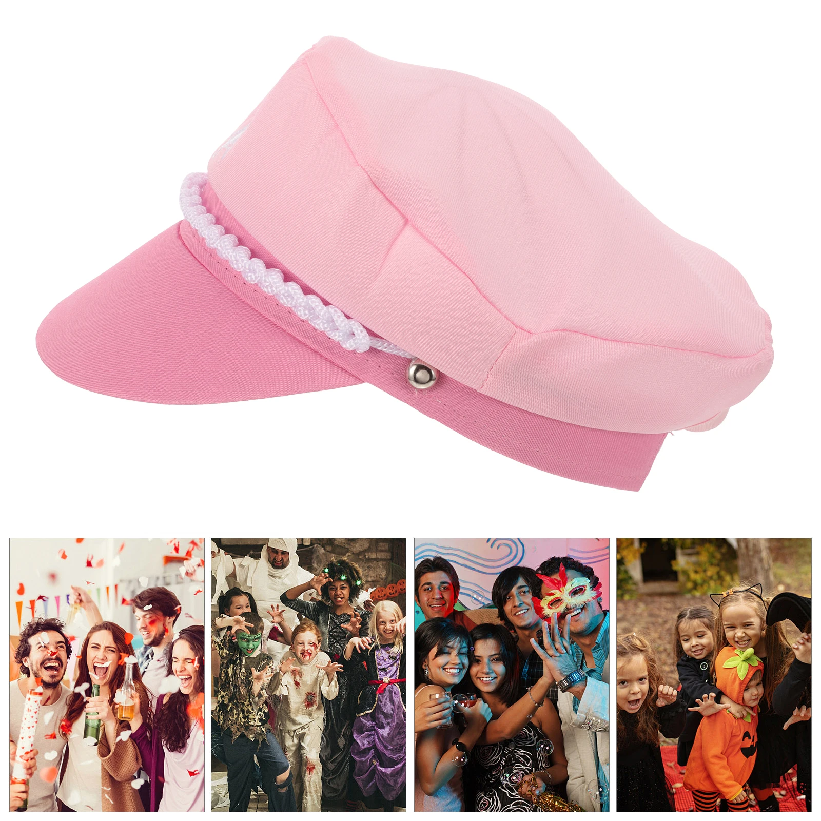 

Sailor Captain Hat 58cm Adjustable Captain Costume Hat Adorable Girl Sailors Hat Navy Costume Accessory Sea Cap Cosplay Party