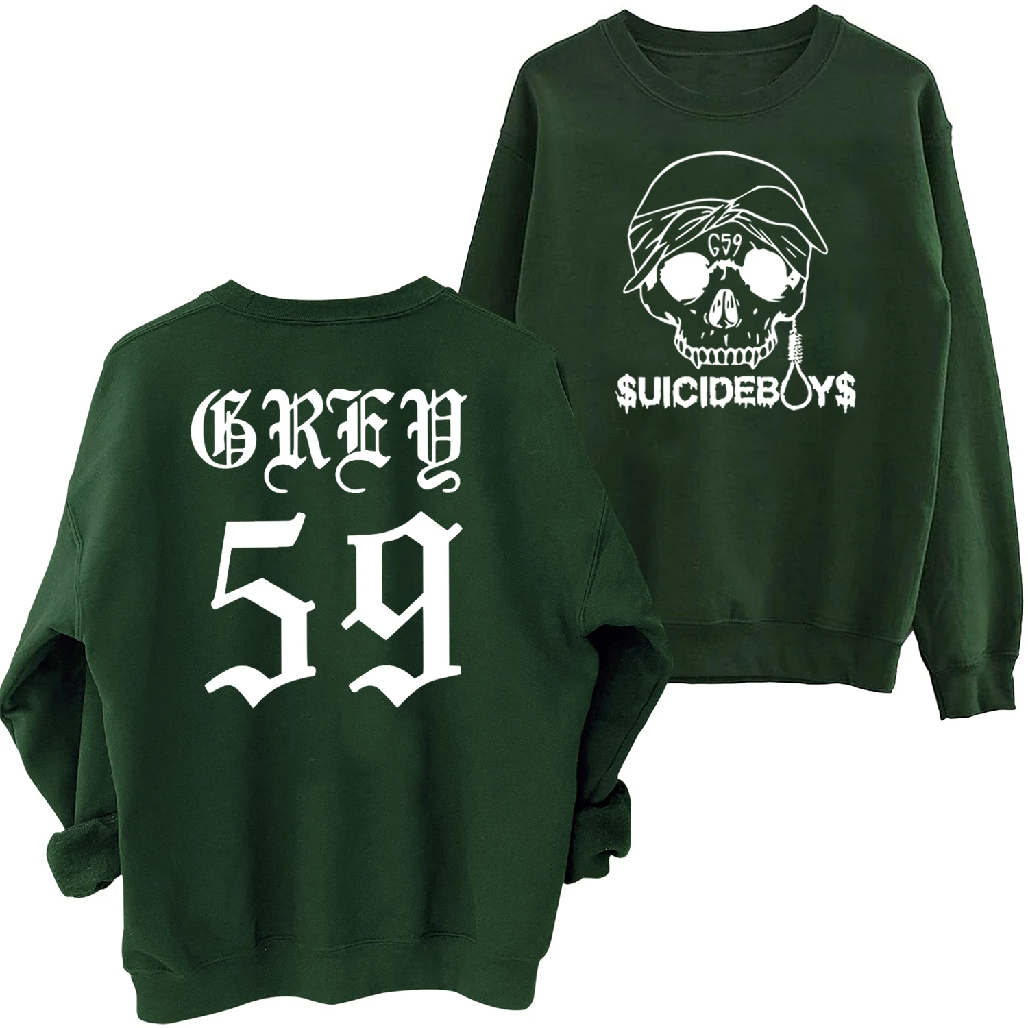 Suicideboys Crewneck Hoodie G59 Tour 2023 Oversized Sweatshirt Gift for Suicideboys Fan Unisex Pullover Tops