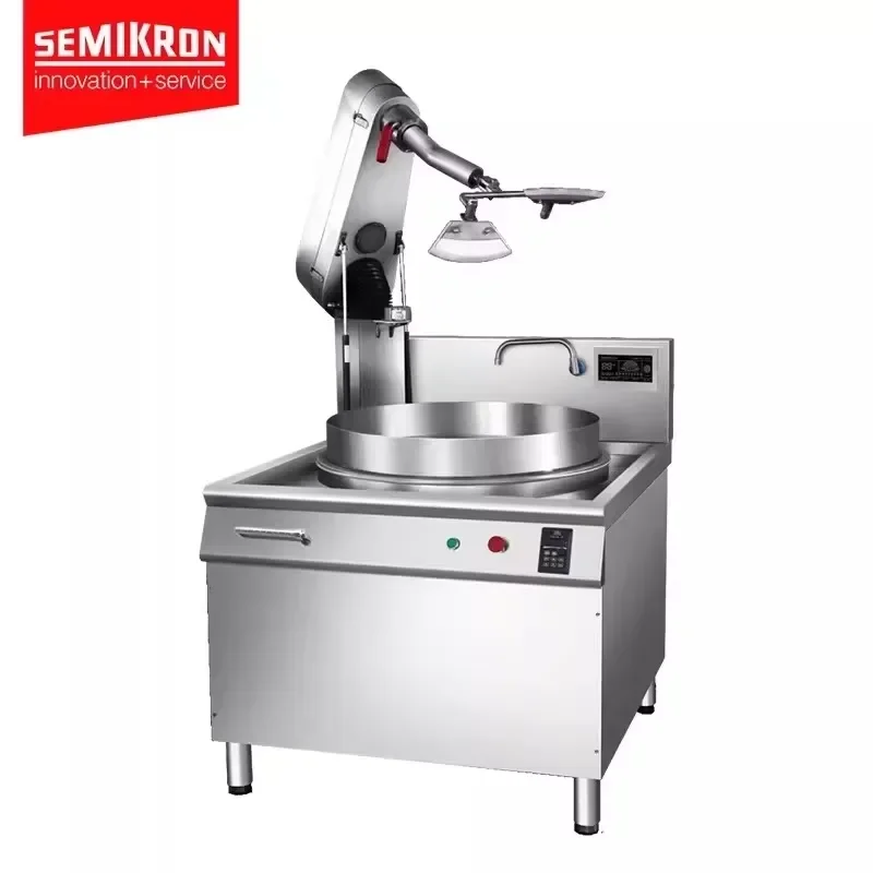 100L Large Capacity Stainless Steel Wok Commercial Luxury Multi Function Induction Cooker With Cooking Timer For Professional