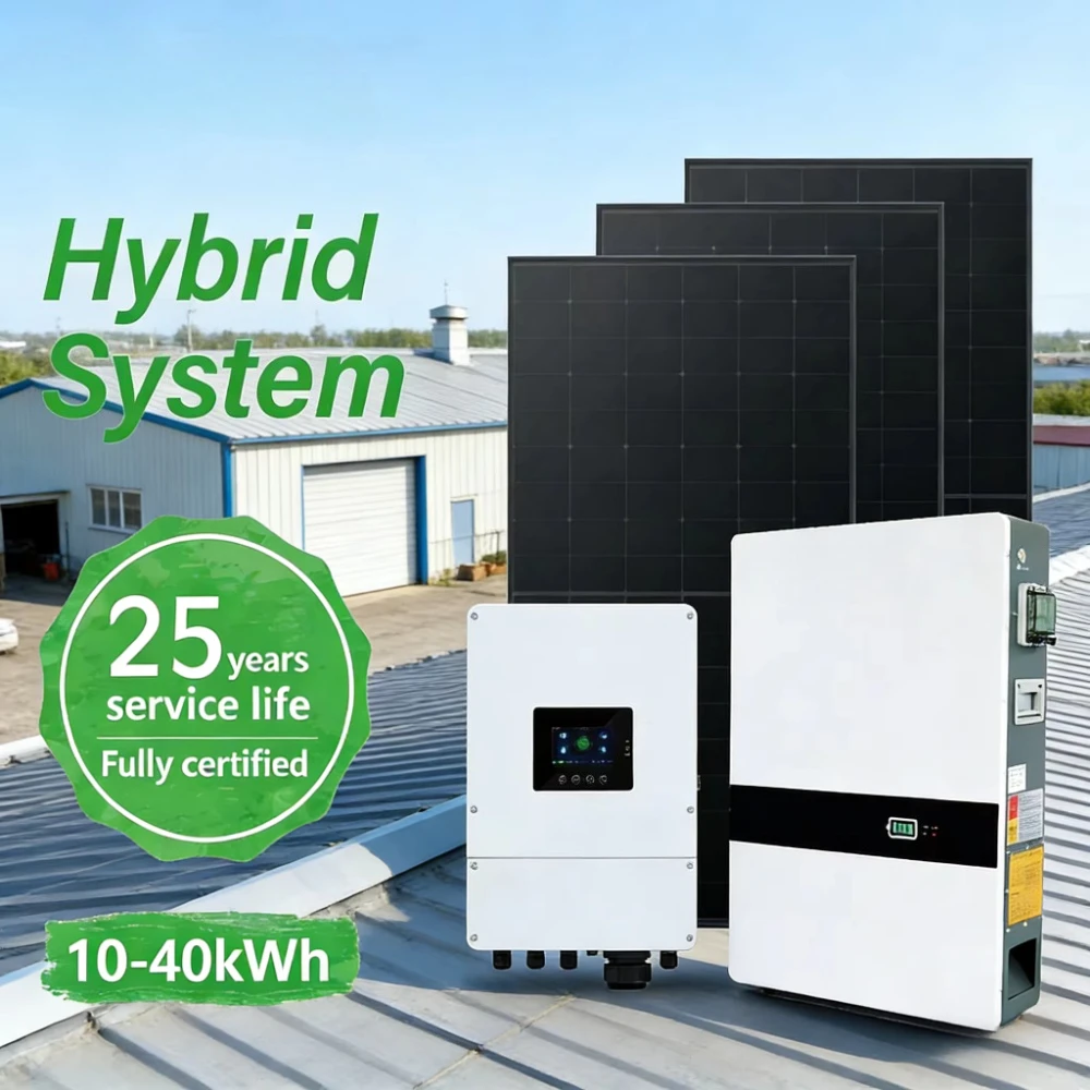Best Selling 10KW 8KW on Off Grid Solar Energy System Complete Set a Grade 20KWH Battery DDP Shipping