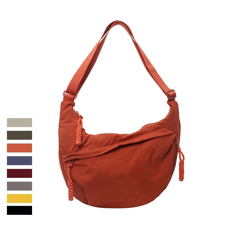 Bolso de hombro para Yoga con logo para mujer, bandolera de gran capacidad, bolso coreano para dumplings, bolso para ir al trabajo, bolso de mano multicapa