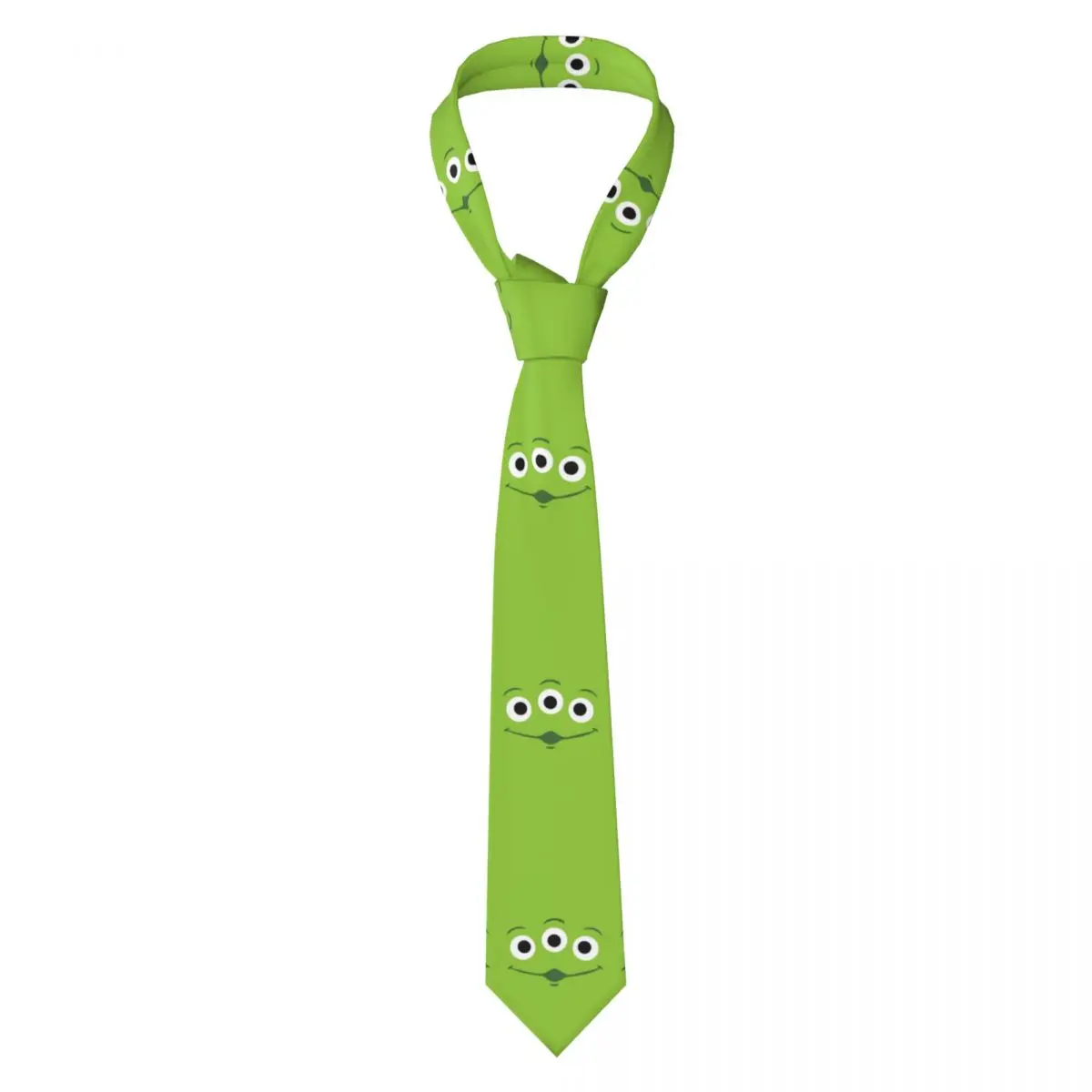 Custom Toy Story Aliens Cartoon Fashion Tie Men Mens Suit Tie For Thanksgiving Day