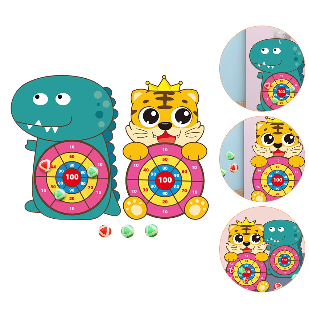 2 Sets Children's Target Toy Children’s Toys Boy Gifts Kids Indoor Games Interactive Board Darts for