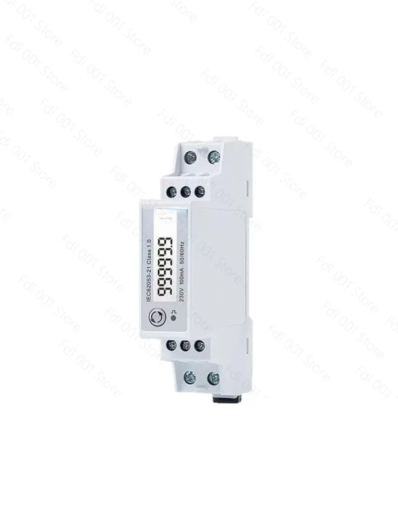 SDM120CT-100mA single-phase rail electric energy meter transformer connected to two pulse outputs