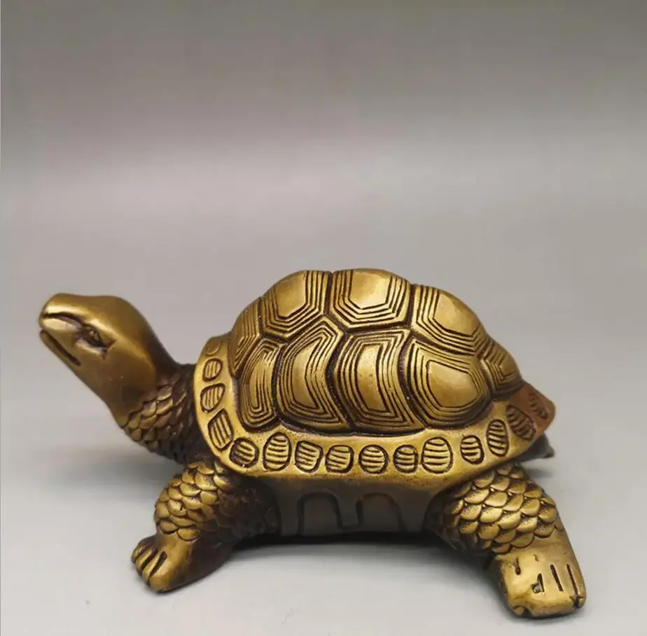 

Copper Statue Pure copper longevity turtle ornament brass Fengshui home living room bronze turtle ornament crafts copper ware