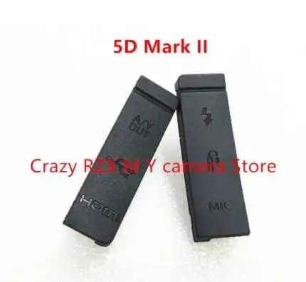 NEW 5D2 5D3 5D4 HDMI-compatible MIC Cap Interface Cover USB Rubber Lid Door For Canon 5D II 5D III 5D IV Part