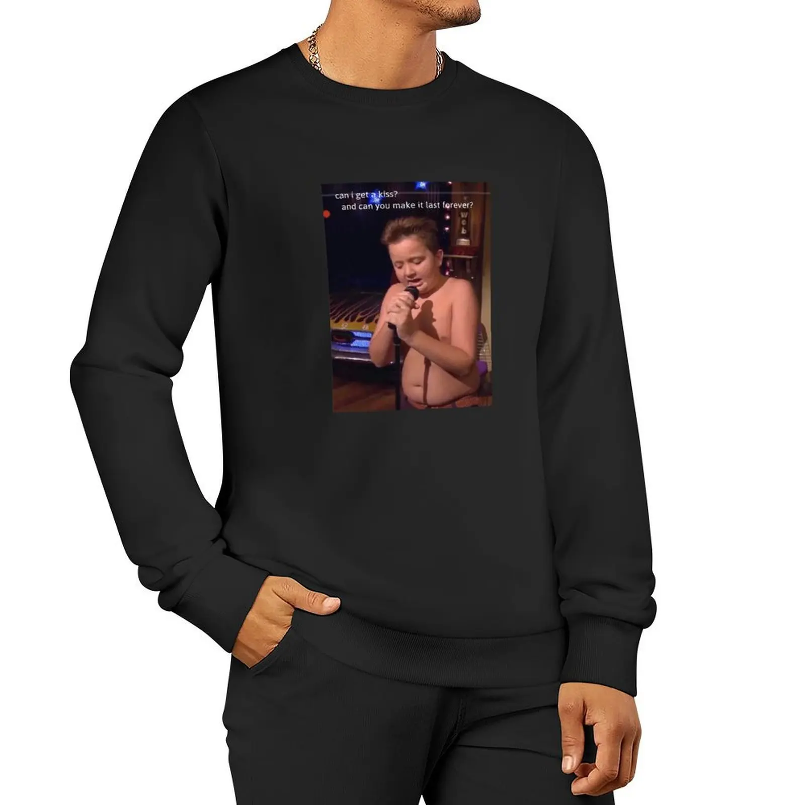 

Gibby Singing - iCarly Pullover Hoodie winter clothes men clothes sweatshirts for men