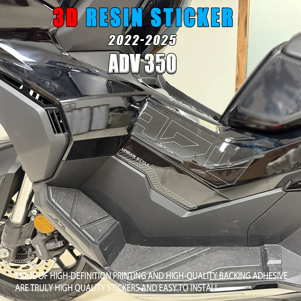 

For ADV350 Tank Pad 3D Resin Sticker ADV350 2022 2024 2025 Accessories Motorcycle Tunnel Test Protection Decal