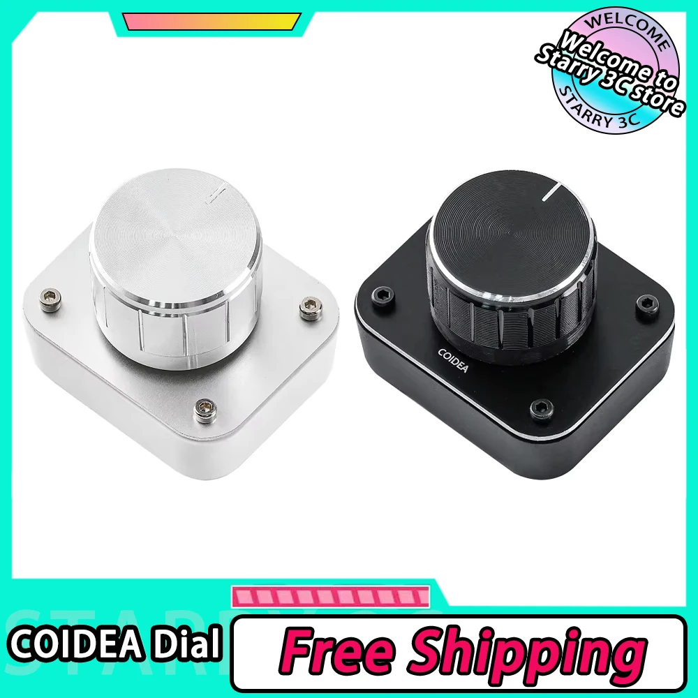 COIDEA Dial 3 Mode USB/2.4G/Bluetooth Wireless Single Knob Customized Fader Multi Functional Custom Knob Mini Portable Knob Gift