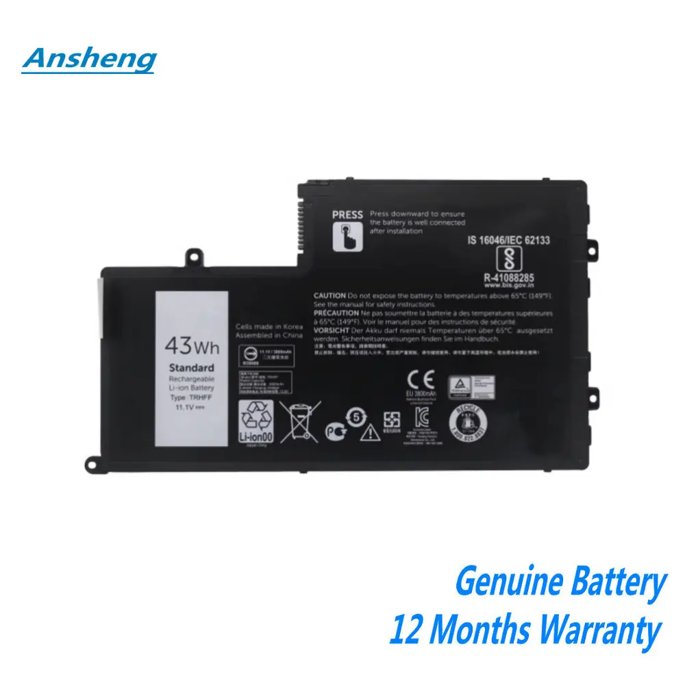 

NEW TRHFF Battery For Dell Inspiron 14 5445/5447/5448/5457 15 5545/5547/5548 Latitude 14-3450 15-3550 Laptop 11.1V 43Wh