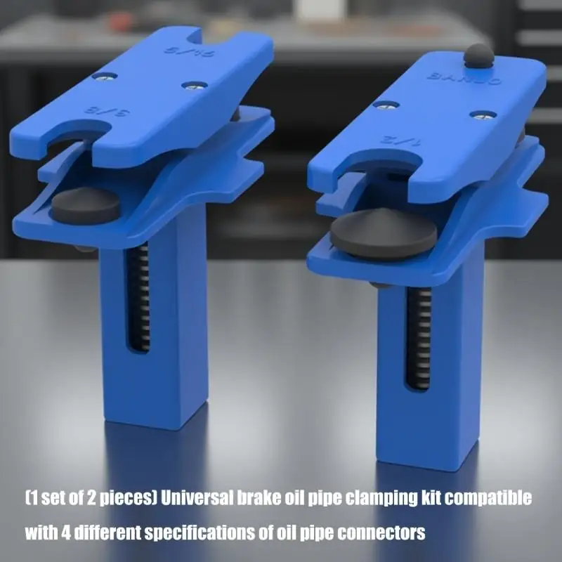 Car Brake Line Clamp Brake Hose Fixture Automatic Fluid Stop Clamp Universal