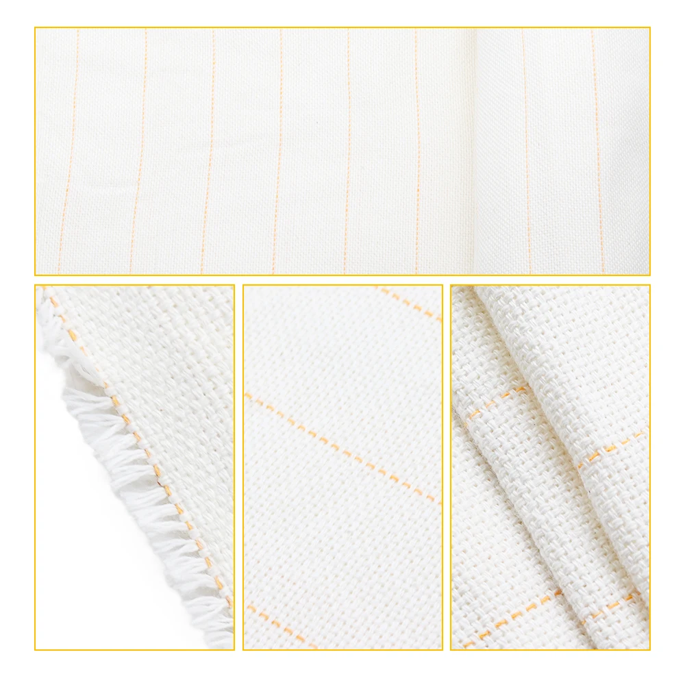 Pano monge Tufting Cloth, Linhas marcadas, Tecido para fazer vestuário, tapete, tapeçaria, tapete, bordado, DIY, 1.5x4 m