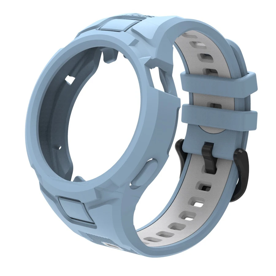 Horlogeband van hoogwaardig siliconen voor Huawei Watch GT 3 4 5 41mm 46mm met volledige beschermhoes