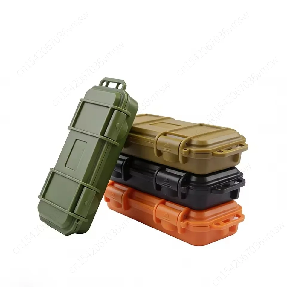 17.6x7cm EDC Tactical Waterproof Anti-fall Storage Box for Hardware Tools Plastic Shockproof and Pressure-resistant Tool Box