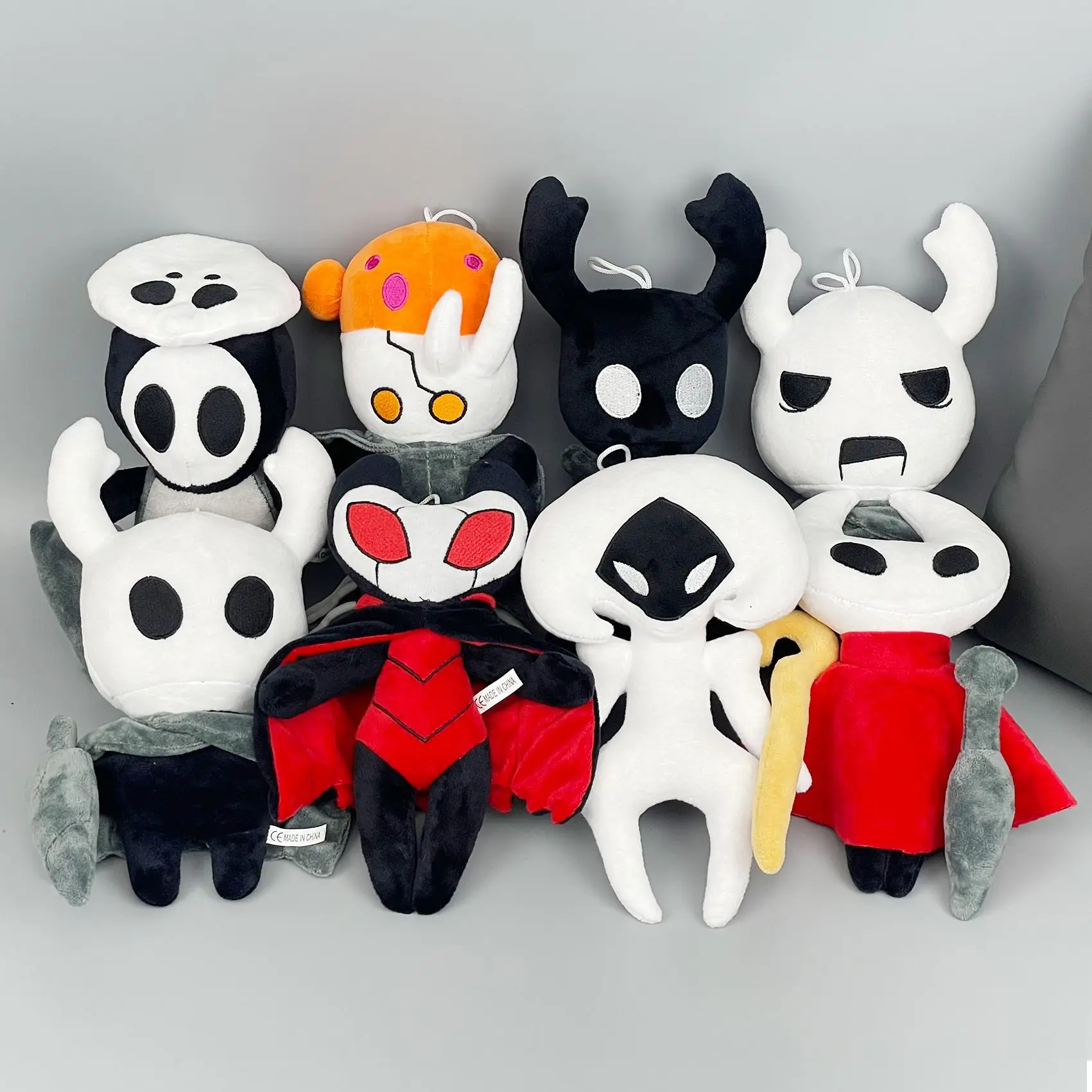 8style Hot Hollow Knight Keychain Plush Toy Soft Stuffed Animal Cartoon Game Hollow Birthday Holiday Gift for Collection Toys