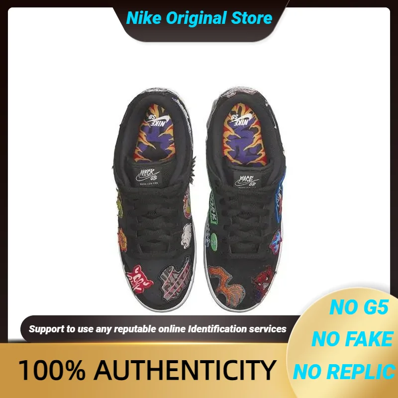 

Кроссовки Nike Neckface X Dunk Low Pro SB 'Black' DQ4488-001