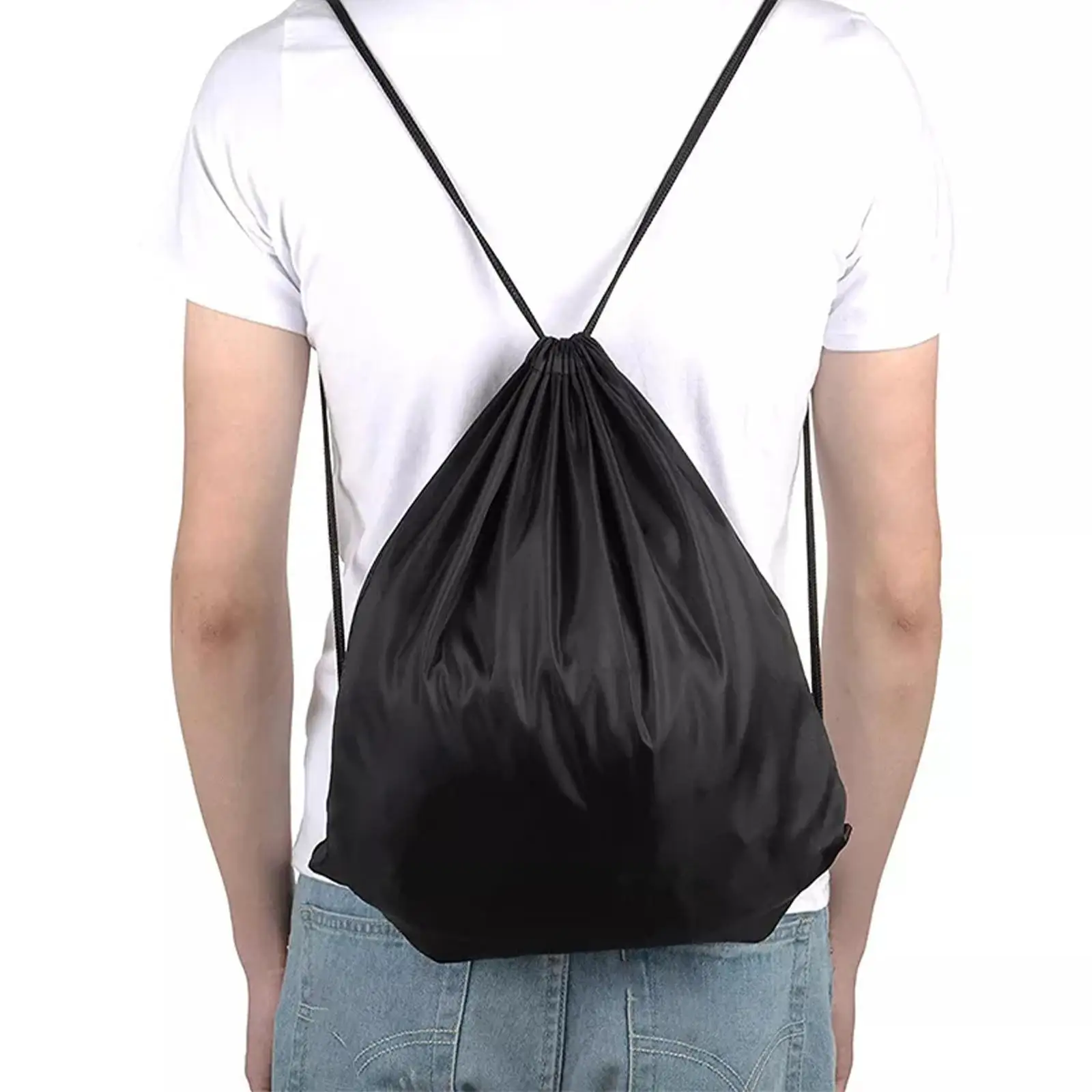 Storage Bag Nylon Waterproof Drawstring Pouch Multi-functional Bag Durable Shoes Underwear Travel Sport Bag For Travel