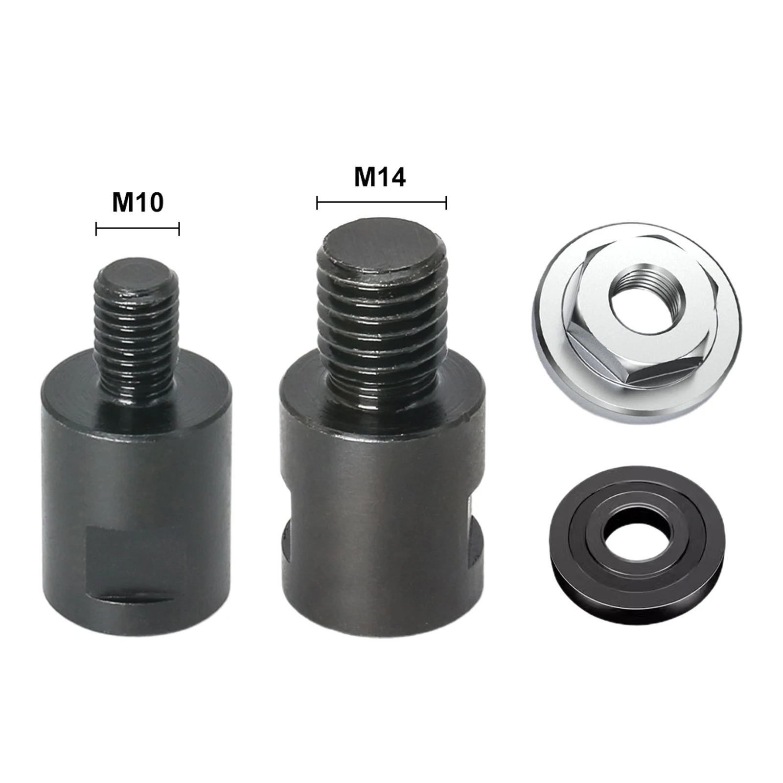 3pcs Angle Grinder To M10 Metal Interface Connector Screw Adapter Converter Plate Rod Nuts Slotting  Screw Connecting