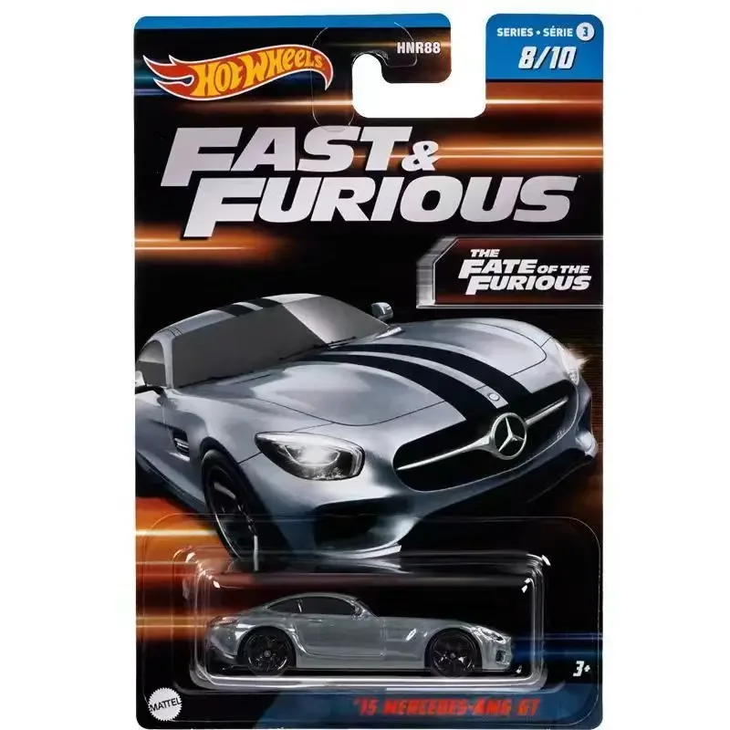 Genuine Hot Wheels Car Fast & Furious Children Toys for Boys 1/64 Diecast Voiture Dodge Charger Bugatti Veyron Mazda RX-6 Gift