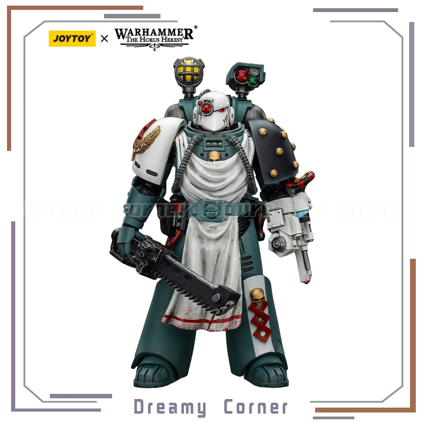 

【In Stock】JOYTOY Warhammer 40K Sons of Horus Legion Apothecary 1/18 Action Figure Toy