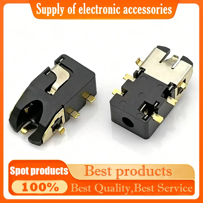 3.5mm headphone socket PJ-3.5-A61 Slanted headphone jack for mobile phones, tablets, audio and video 3.5mm headphone socket