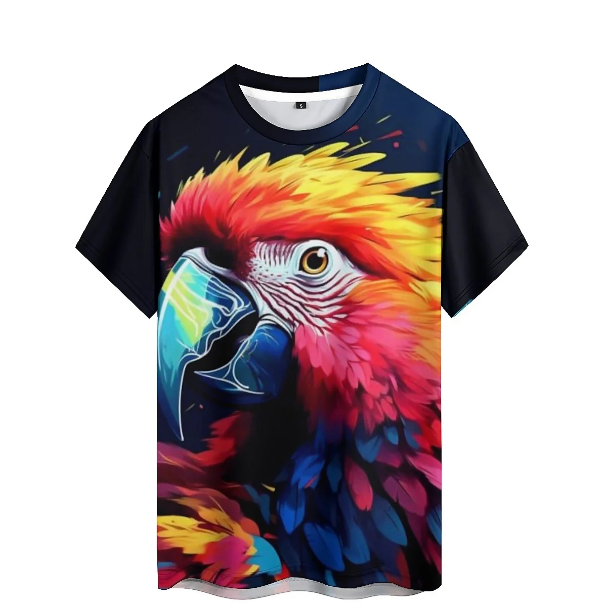 

Summer Sports Bold Pattern Men's 3D Printed Short-Sleeve T-Shirt - Pullover Loose Top