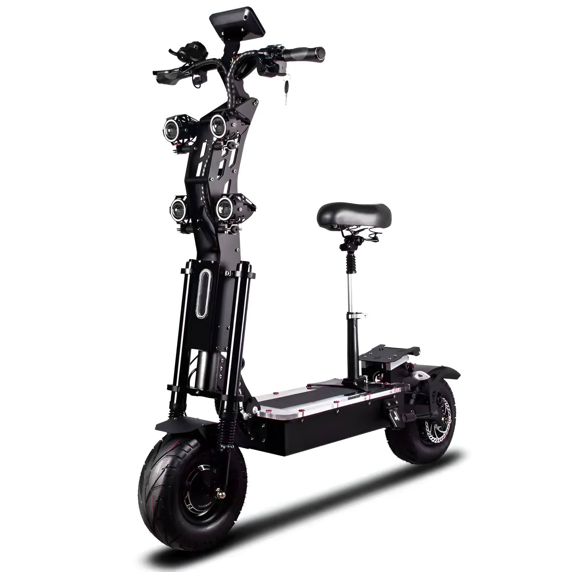 X14 10000W Dual Motor 72v40ah Battery Electric Scooter 14 Inch Tyres Max Speed 130km/h Range 120km Lcd Display Foldable Escooter