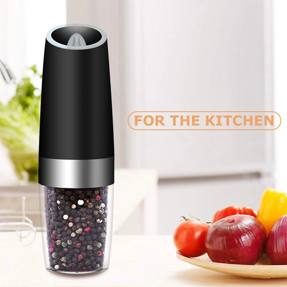 Pepper Mill Electric Herb Coffee Grinder Automatic Gravity Induction Salt Shaker Grinders Machine Kitchen Herb Spice Mill Tools