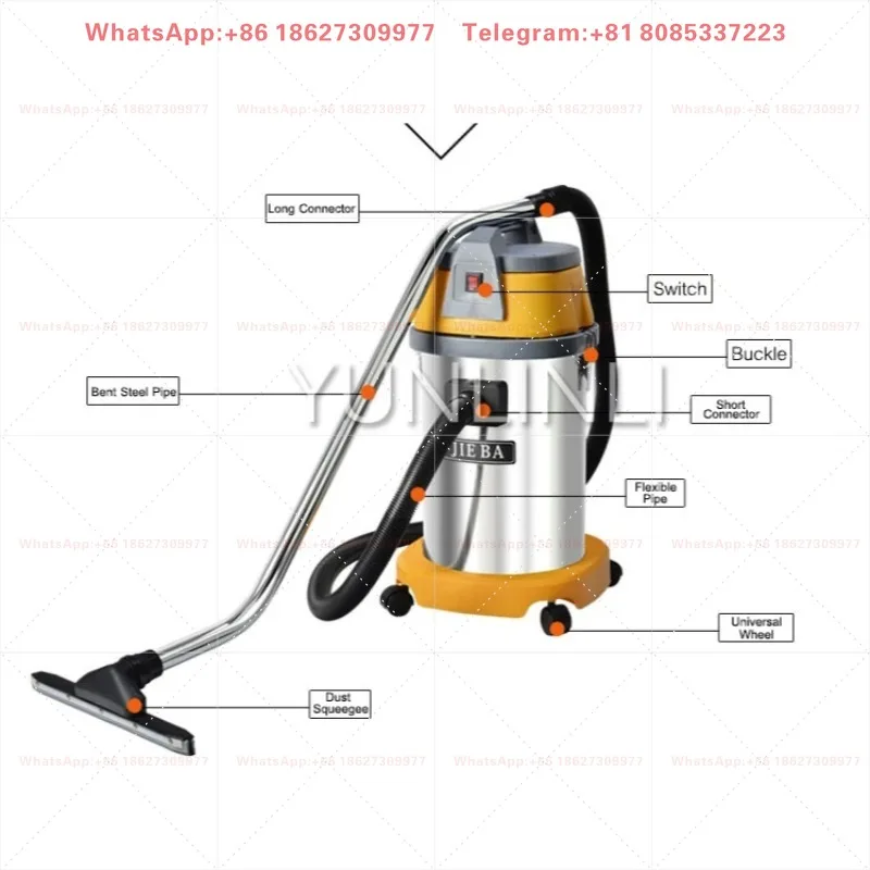 2025 New 30L Electric Vacuum Cleaners Wet and Dry Bucket Vacuum Cleaners Commercial & Industrial Vacuum