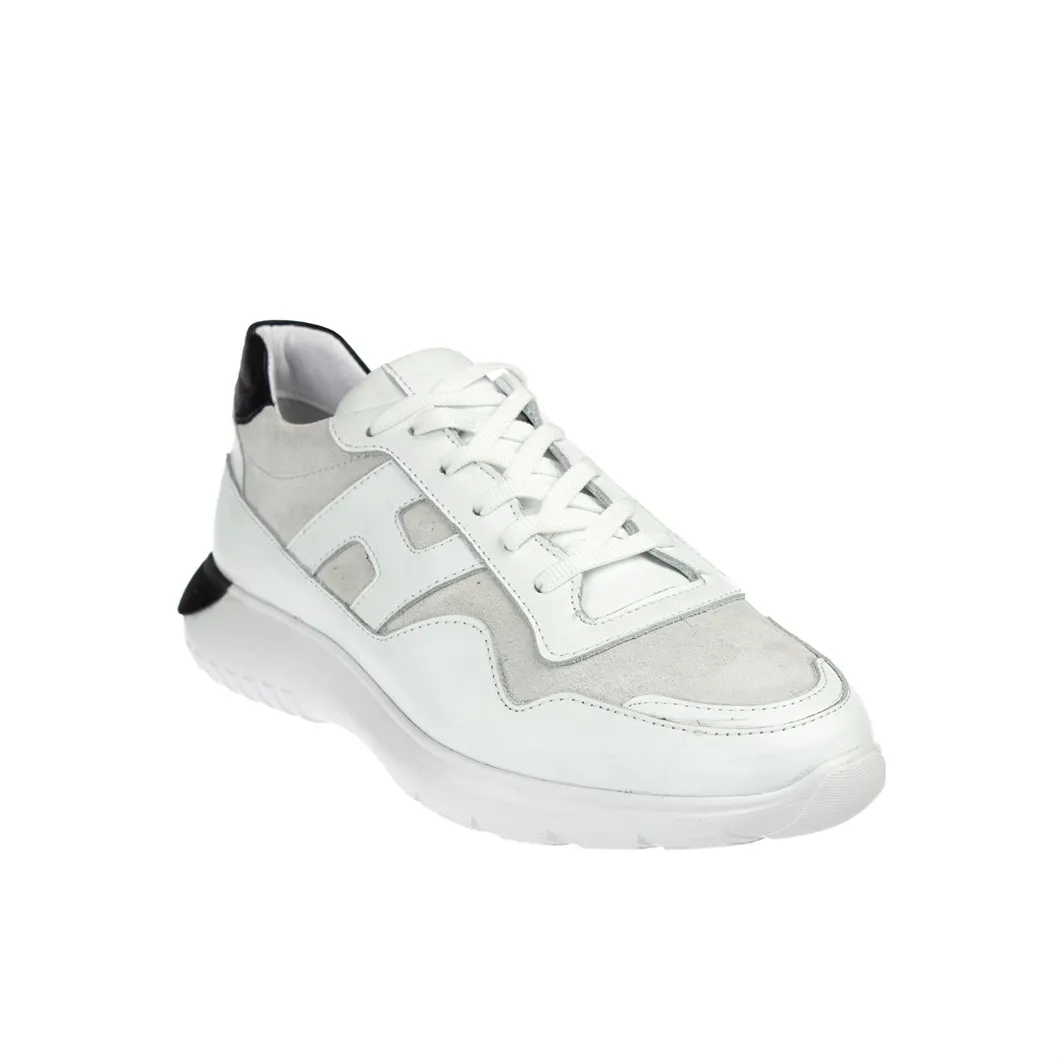 Sapatos de couro branco 064...