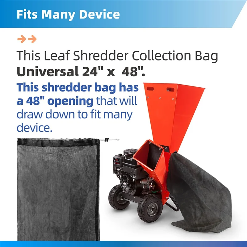 

A89X Wood Chipper Bag Leaf Shredder Universal Bag For Troy Bilt Chipper Shredder And More Brand Replacement Leaf Collection