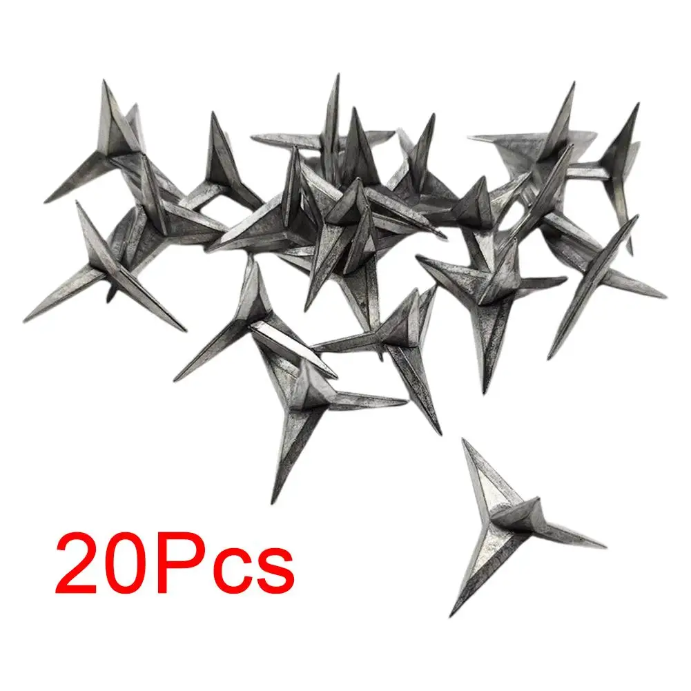 Tire Tyre Puncture Round Nail Spikes Corrosion Resistant Car Nails Puncture Accessories Anti-Theft 20Pcs Auto Security Vehi C6A9