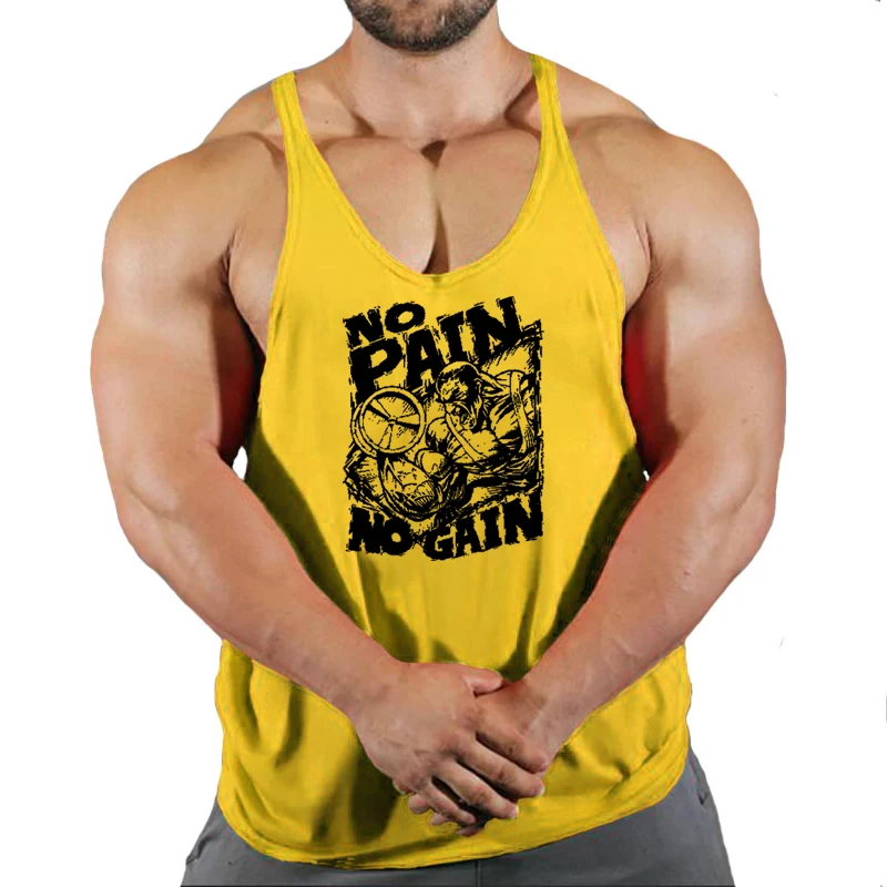 Super man Beast Bat man Gym Tank Top Men Fitness Clothing Bodybuilding Train Stringer Summer Clothing for Male Sleeveless Vest