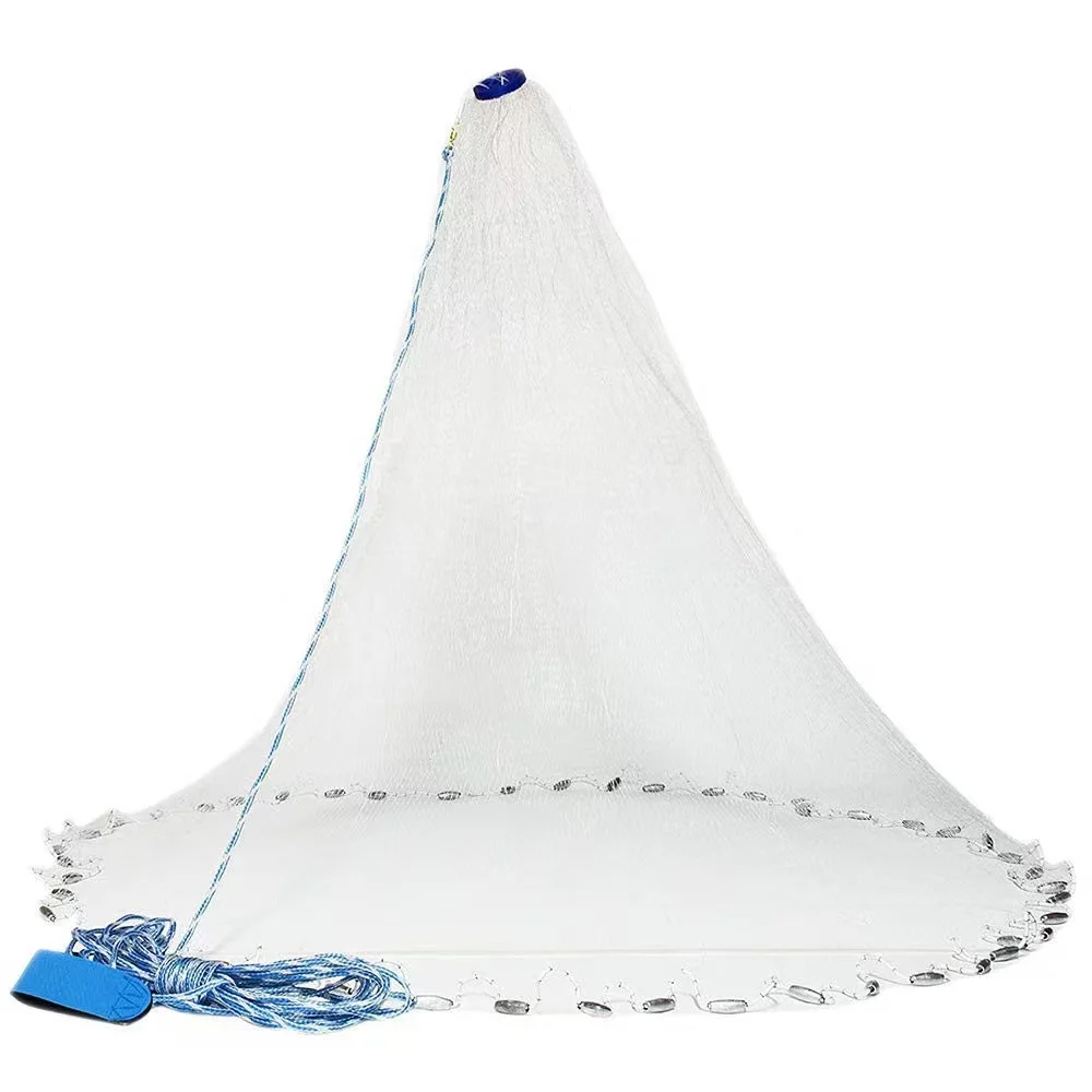 

Added Double Selvage Multifilament Netting Around the Horn and the Bottom Lead Line Fishing Nets