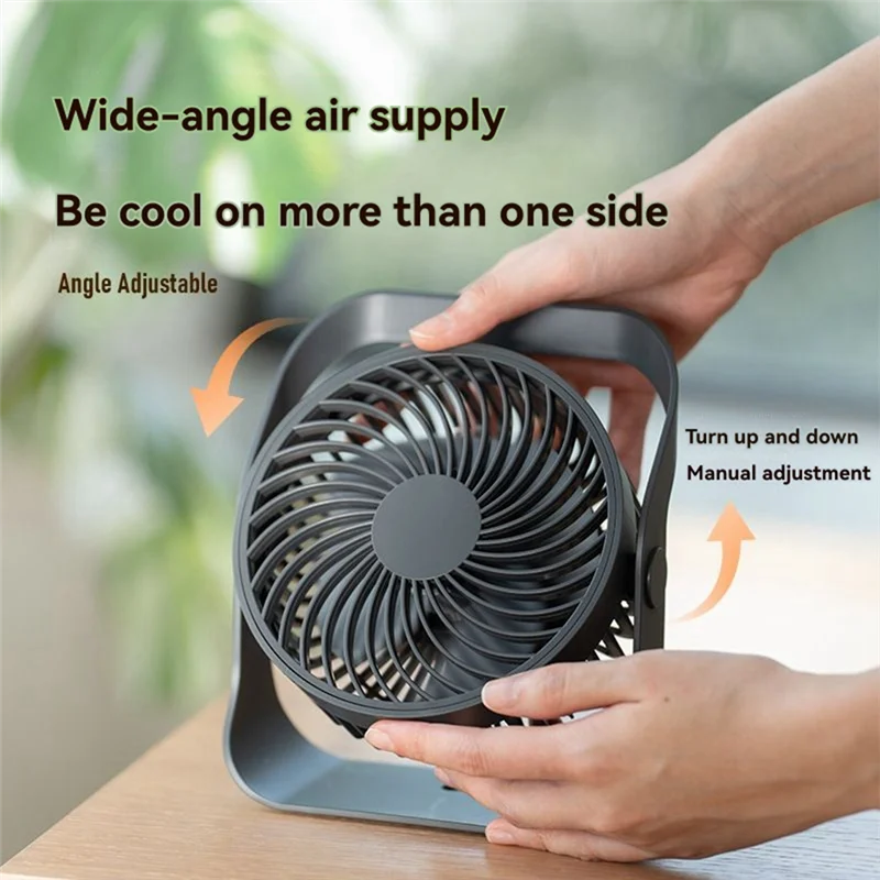 AB11-Desktop può essere ventilatore da parete Ventilatore portatile portatile ricaricabile per la casa Ventilatore ad alta velocità del vento a quattro velocità