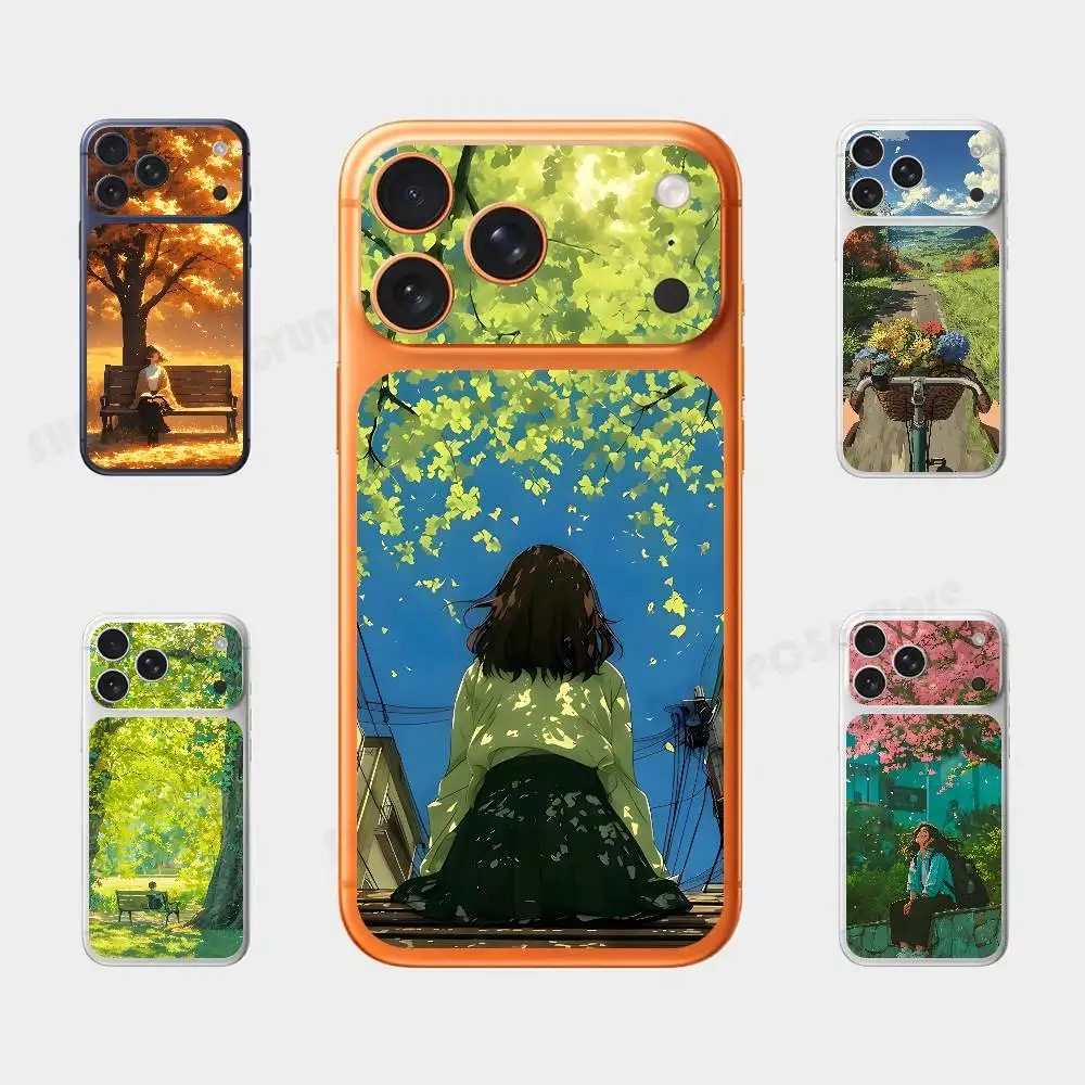 

Golden hours For IPhone 17 Pro ProMax Full Back Cover Decal Wrap Skin Rear Protective Sticker Film